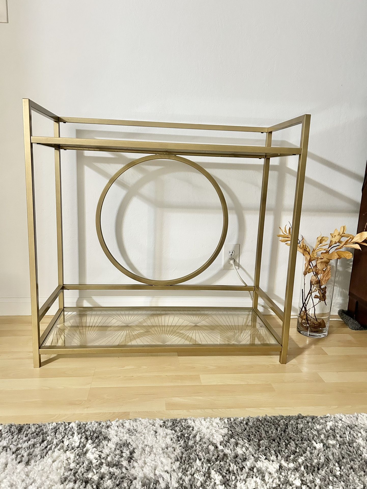 Gold Console Table $100 OBO