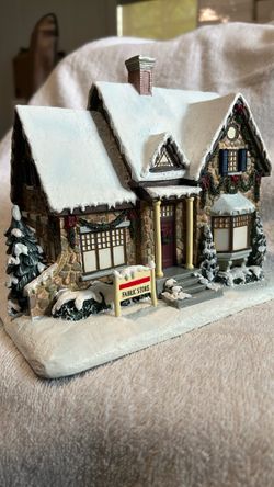 Fabric Store Thomas Kinkade’s Village Christmas Collection