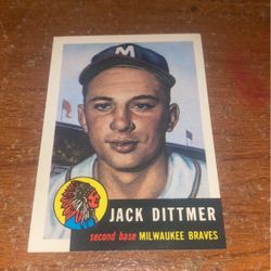 Signed Jack Dittmer Card