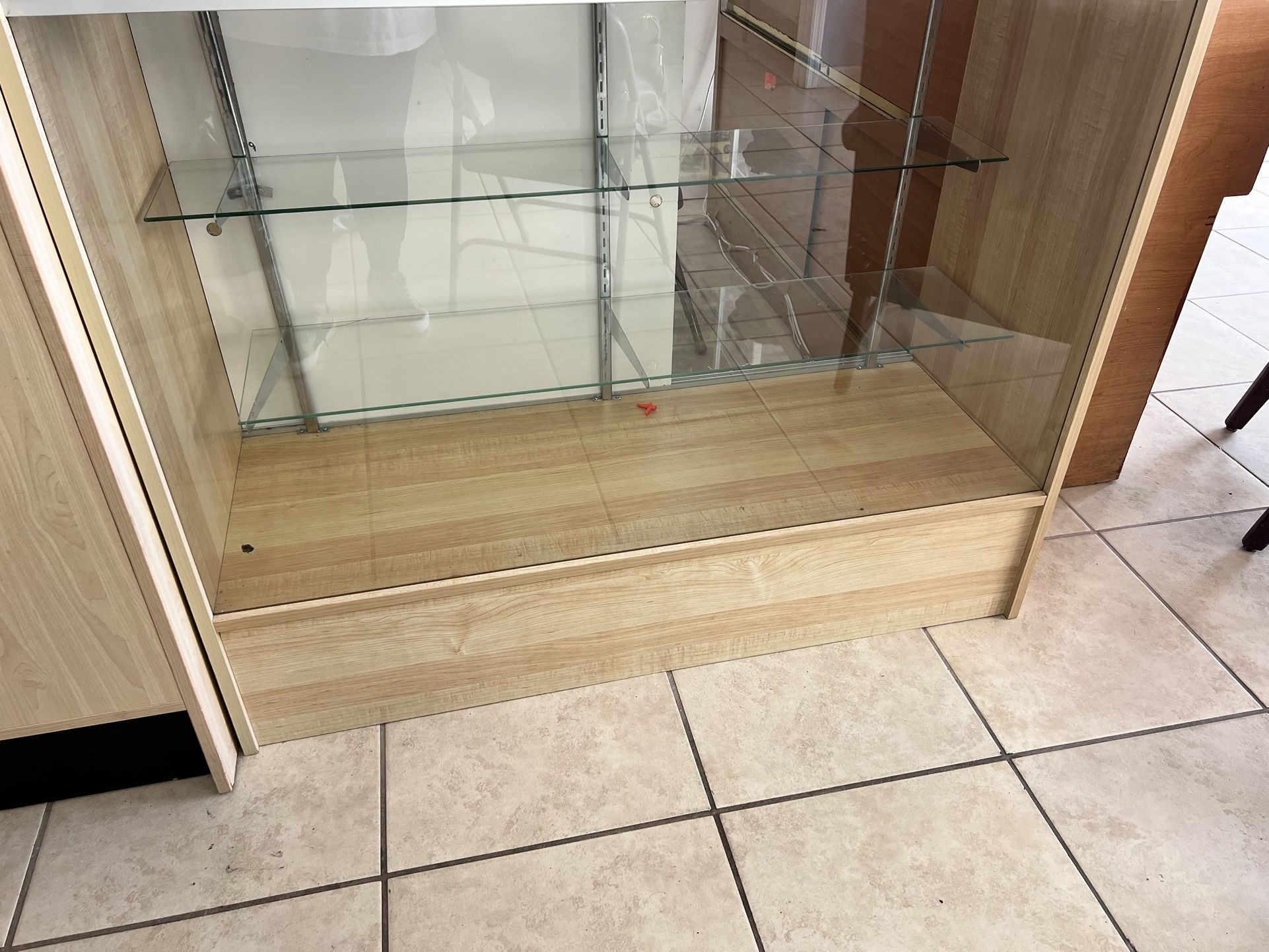 Sales Counter Glass Display
