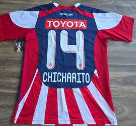 Reebok Chivas Guadalajara 08/09 Home Futbol Soccer Jersey Mens Size Medium