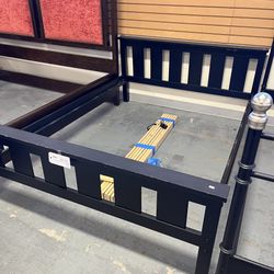 Full Size Black Bed Frame (in Store) 