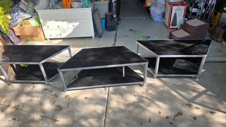Set de 3 mesas