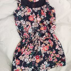 3 Little Girls Rompers Size 7
