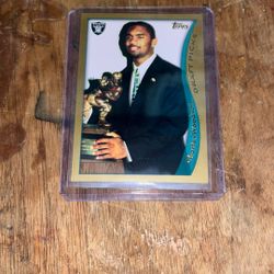 Charles Woodson Rookie Football Card HOF Raiders 