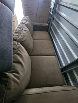 Brown sofa