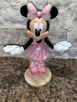 Walt Disney bobble head Minnie Mouse ballerina direct from Disney 5.5”
