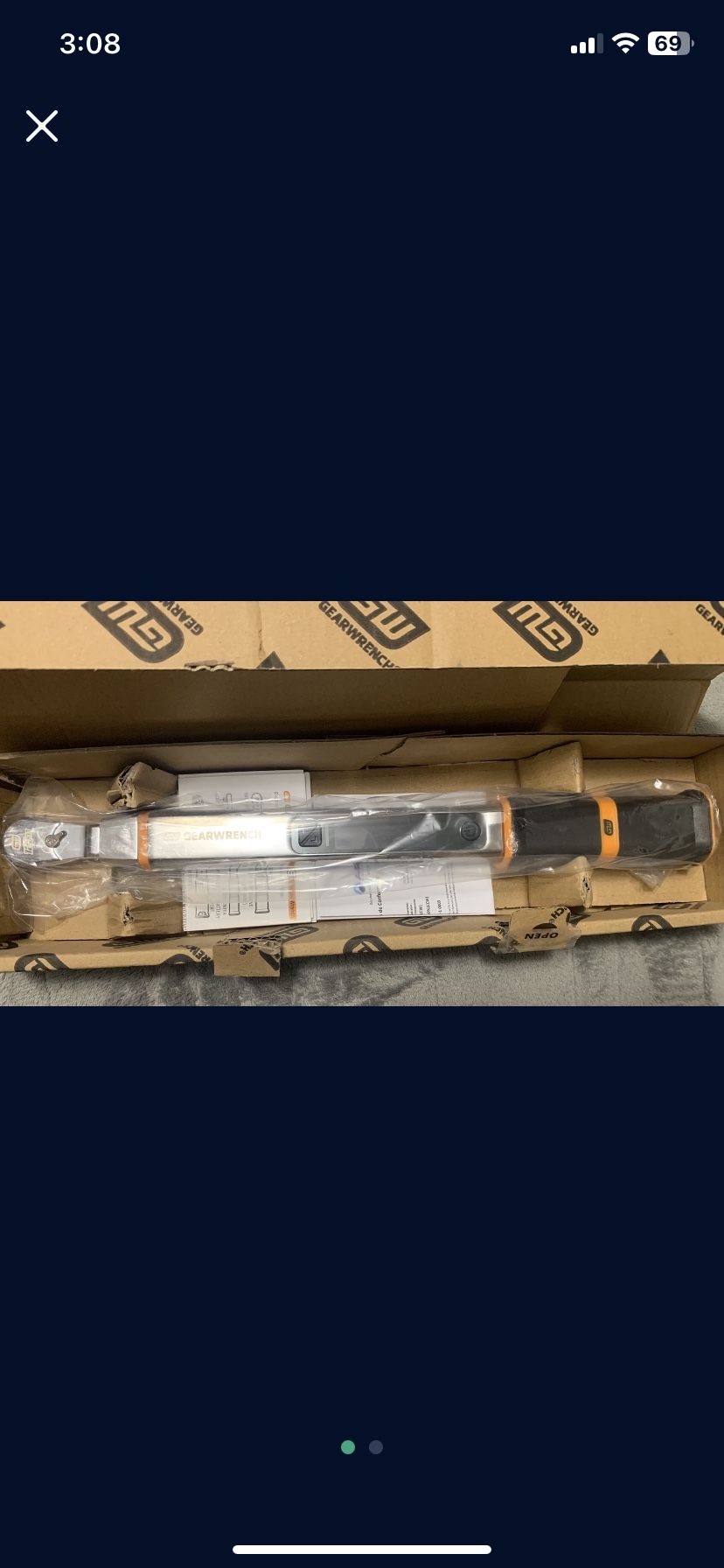 GearWrench 85235-01 1/4" 120XP E-Spec Electronic Torque Wrench 5-25Nm - Wrench Only