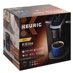 KEURIG K-Elite Single Serve Coffee Maker - NEW