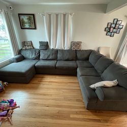 3-piece, large sectional couch
