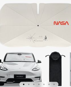 Windshield Sunshade Umbrella Foldable Car Front Window UV Blocker-NASA