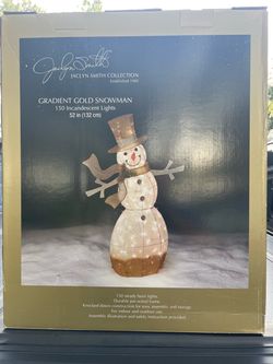 Christmas snowman ornament - $35 from Jaclyn smith collection