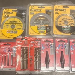 Brand new lot of Milwaukee and DeWalt