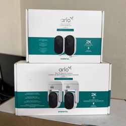 Arlo Essentials 2K Night Vision Cameras