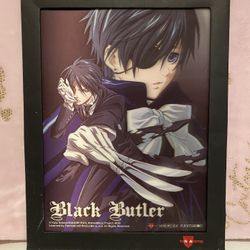 Black Butler 3D Lenticular Wall 