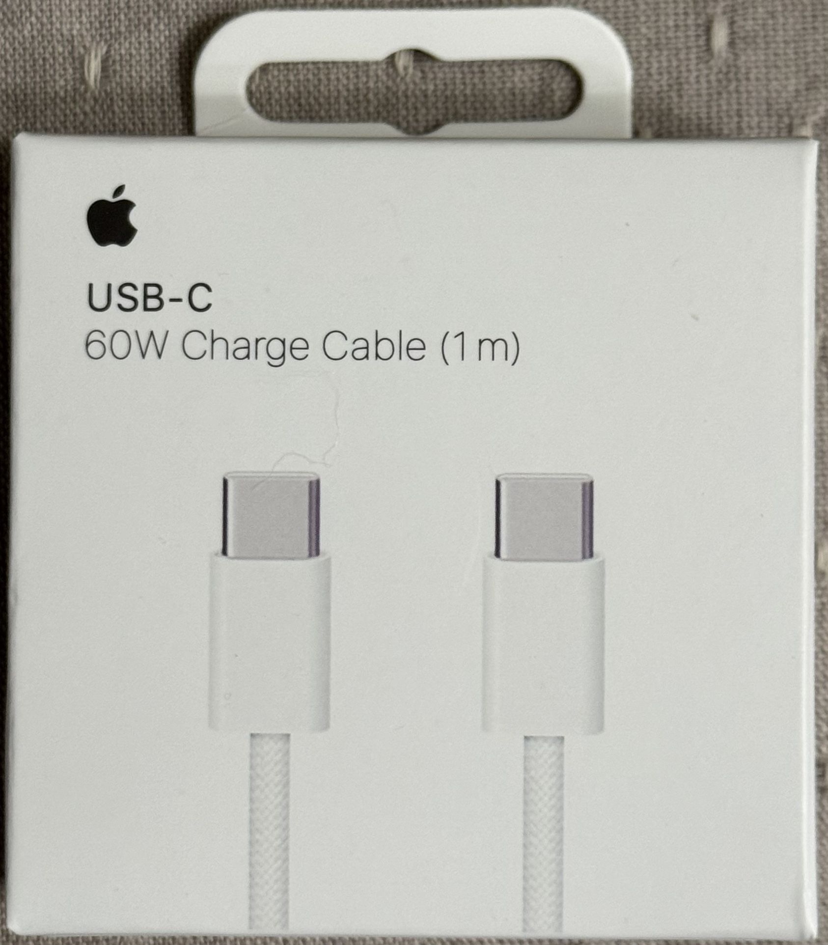 Apple 60W USB-C Charge Cable 1m (3 FT) MU2G3AM/A In Original Retail Package
