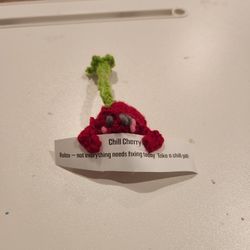 Handmade Crochet Cherry