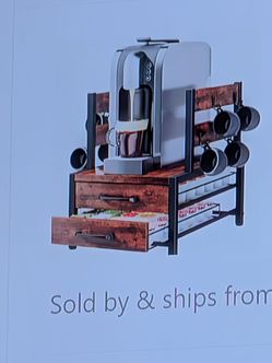 COFFEE STATION W POD DRAWERS