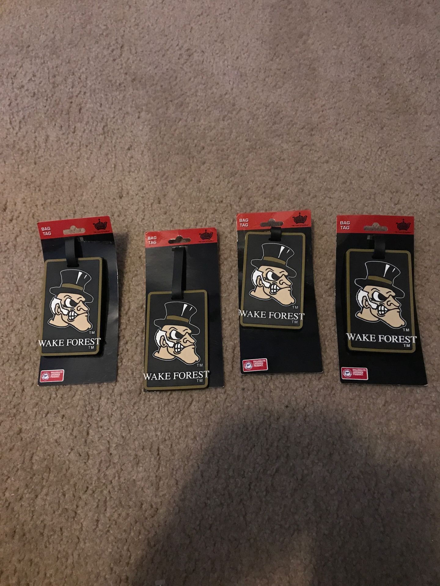 Wake Forest Luggage tags