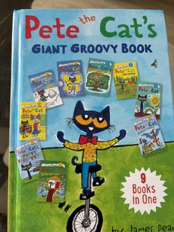 Pete The Cat Giant Groovy Book, 9 Books In One