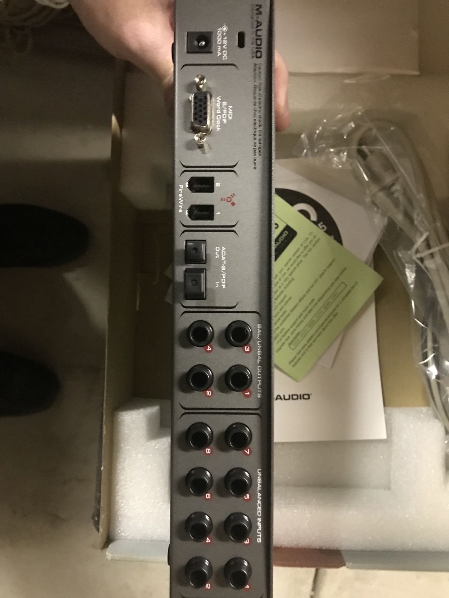 M-Audio FireWire 1814 interface
