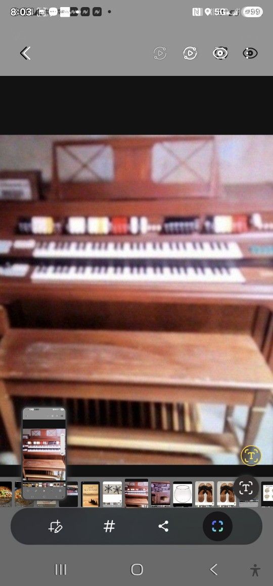 Vintage Organ, 1960, See 2nd Pic