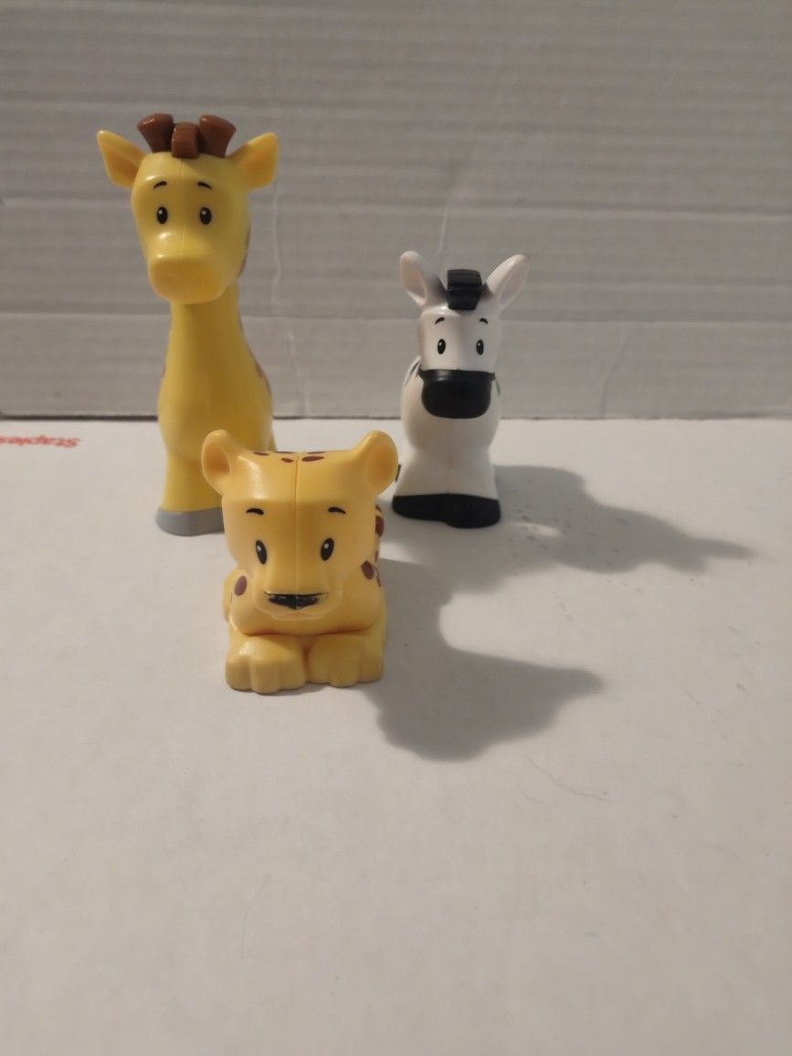 Fisher Price Little People Leopard Zebra Giraffe