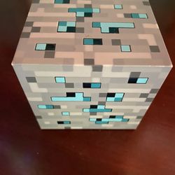 Blue Minecraft Cube/nightlight 