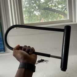 U-Lock Bike Lock – Heavy Duty with 2 Keys