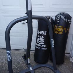 Stamped With The Two Punching Bags