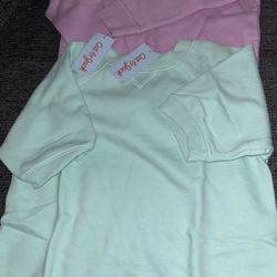 Girls Cat & Jack Sweatshirts Set of 2 Size XS
