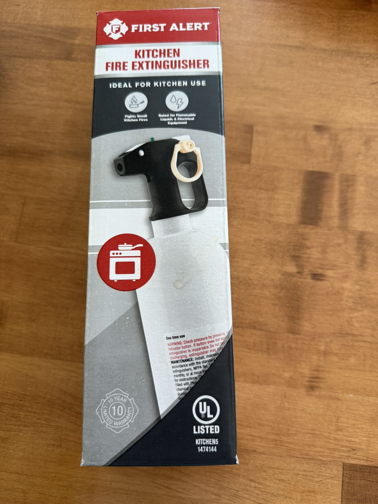 New First Alert Kitchen Fire Extinguisher