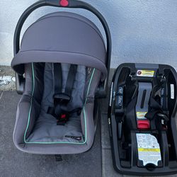 Graco Snugride 35 Elite Rear Facing Infant Car Seat, Grey