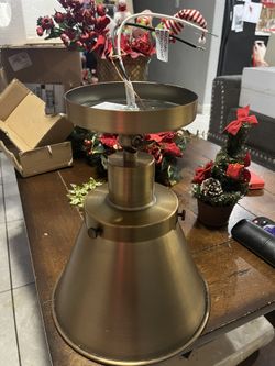 Pendant Light  Vintage Brass 