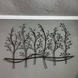 Metal Wal Art Flowers