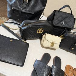 Women Handbags, Sandals And Sneakers 