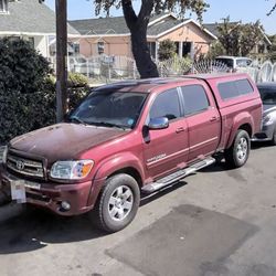 06 tundra crew cab camper only good condition 