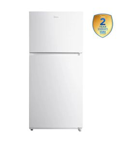 Midea 30 in. 18 cu.ft. Top Freezer Refrigerator in White New Scratch and Dent