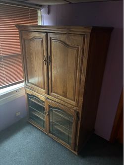 Oak armoire