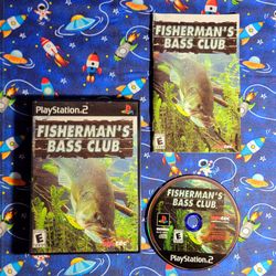 Fisherman’s Bass Club Sony PlayStation 2 PS2 Complete CIB