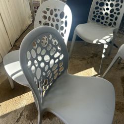 4. Plastic.  Chairs