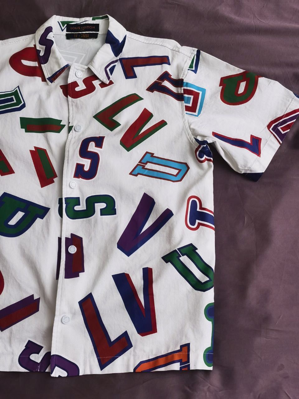 Louis Vuitton LV x NBA Basketball Letters Overshirt Medium for