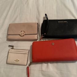 MK & TORY wallets and card holder