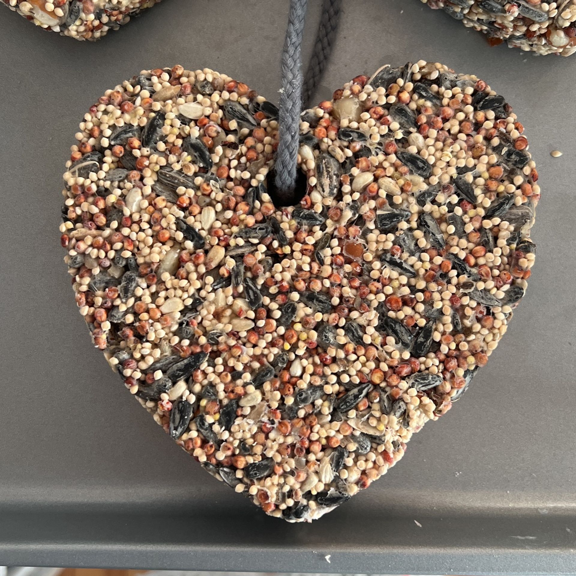 Heart Bird Seed Suet Ornament Bird Feeder