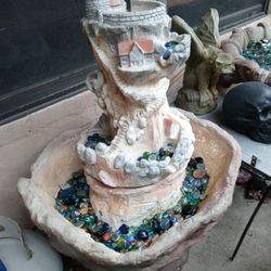 3 Piece Concrete Fountain