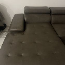 Couch Grey Brown 
