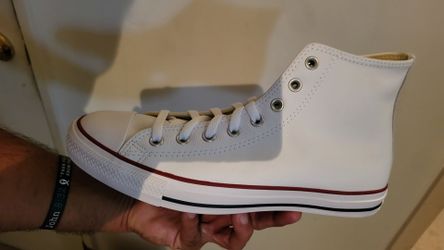 Brand New White Leather Type  Converse