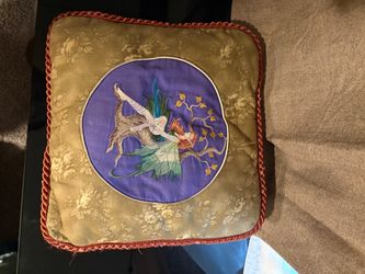 Vintage fairy pillow