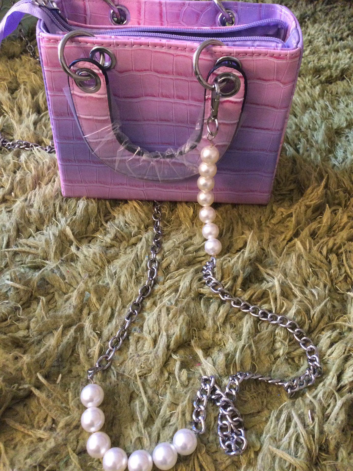 Purple And Pink Small Bag