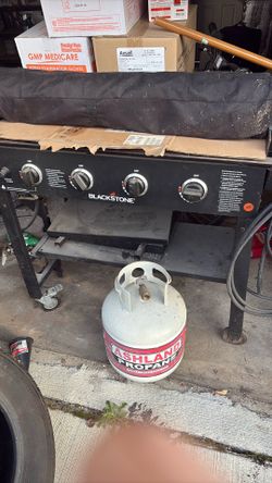 Plancha para tacos 🌮 en muy buenas condiciones incluye un tanke de gas